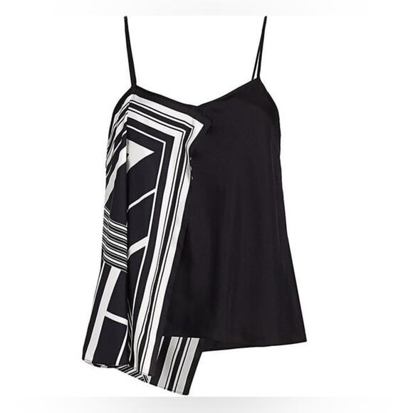 Rag & Bone NWT Black and White Isadora Cami in Size 0 - Picture 1 of 4